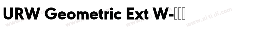 URW Geometric Ext W字体转换